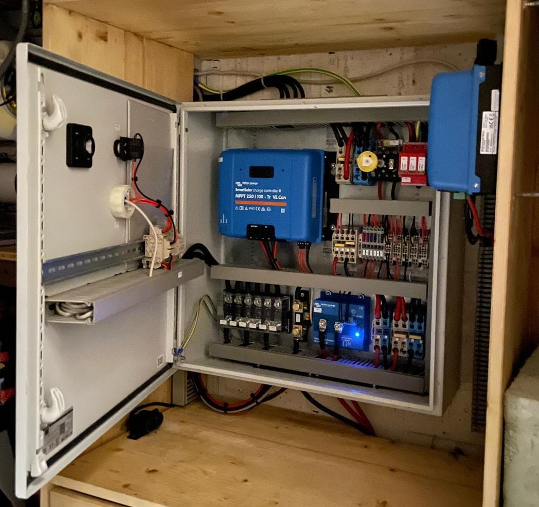 PV-Anlage nach dem Umbau